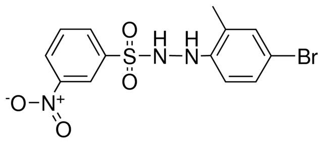 3-NITROBENZENESULFONIC ACID 2-(4-BROMO-O-TOLYL)HYDRAZIDE