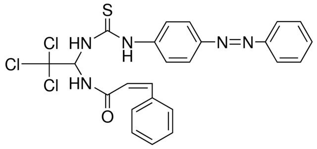 3-PH-N-(2,2,2-TRICHLORO-1-(3-(4-PHENYLAZO-PHENYL)-THIOUREIDO)-ETHYL)-ACRYLAMIDE