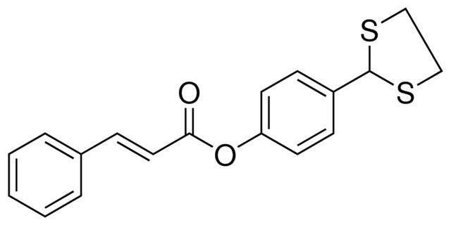 3-PHENYL-ACRYLIC ACID 4-(1,3)DITHIOLAN-2-YL-PHENYL ESTER