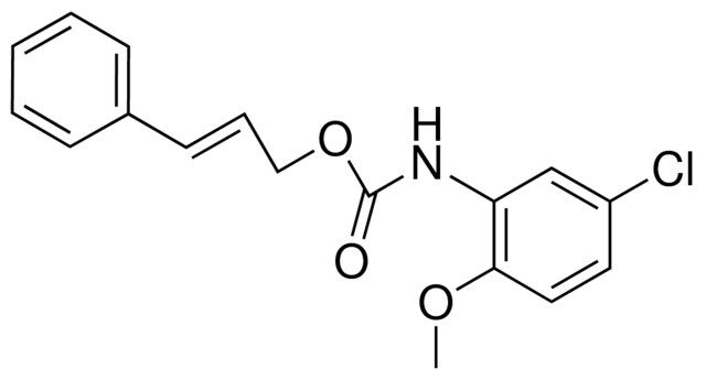 3-PHENYLALLYL N-(5-CHLORO-2-METHOXYPHENYL)CARBAMATE