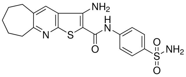 3-AMINO-N-[4-(AMINOSULFONYL)PHENYL]-6,7,8,9-TETRAHYDRO-5H-CYCLOHEPTA[B]THIENO[3,2-E]PYRIDINE-2-CARBOXAMIDE