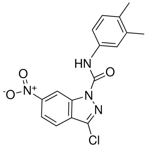 3-CHLORO-6-NITRO-1-(N-(3,4-XYLYL)CARBAMOYL)-1H-INDAZOLE