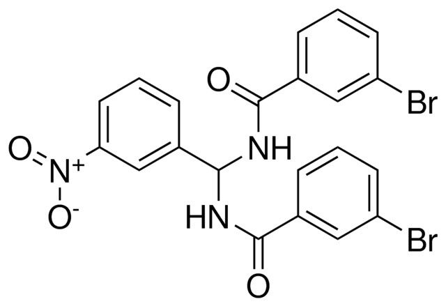 3-BROMO-N-[[(3-BROMOBENZOYL)AMINO](3-NITROPHENYL)METHYL]BENZAMIDE