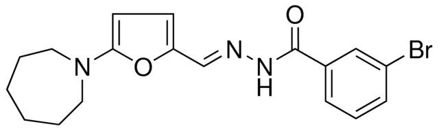 3-BROMO-BENZOIC ACID (5-AZEPAN-1-YL-FURAN-2-YLMETHYLENE)-HYDRAZIDE