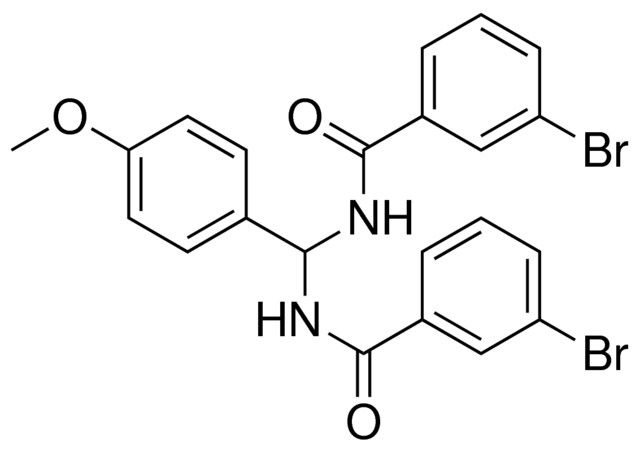 3-BROMO-N-[[(3-BROMOBENZOYL)AMINO](4-METHOXYPHENYL)METHYL]BENZAMIDE