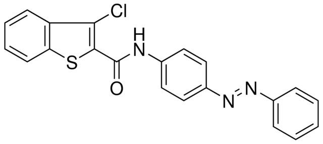 3-CHLORO-N-(4-(PHENYLDIAZENYL)PHENYL)-1-BENZOTHIOPHENE-2-CARBOXAMIDE