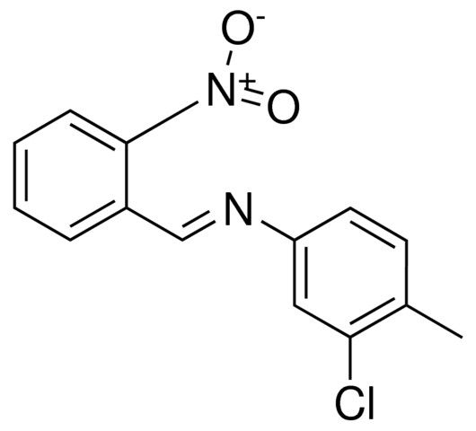 3-CHLORO-N-(2-NITROBENZYLIDENE)-P-TOLUIDINE