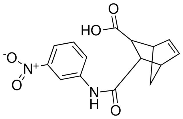 3-(N-(3-NITROPHENYL)CARBAMOYL)BICYCLO(2.2.1)HEPT-5-ENE-2-CARBOXYLIC ACID