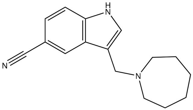 3-(azepan-1-ylmethyl)-1H-indole-5-carbonitrile