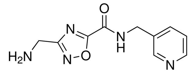 3-(Aminomethyl)-N-(3-pyridinylmethyl)-1,2,4-oxadiazole-5-carboxamide