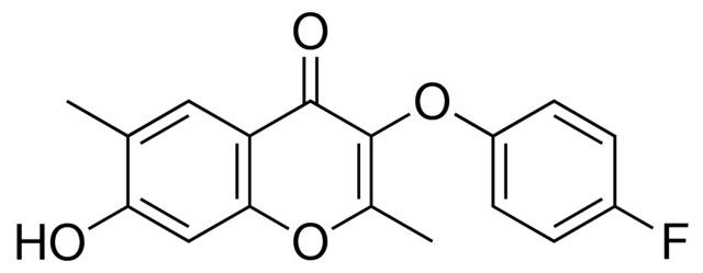 3-(4-FLUORO-PHENOXY)-7-HYDROXY-2,6-DIMETHYL-CHROMEN-4-ONE