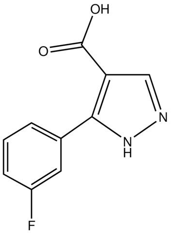 3-(3-Fluorophenyl)pyrazole-4-carboxylic acid