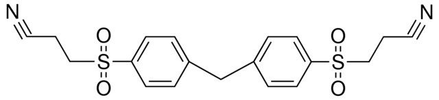 3-(4-(4-(2-CYANO-ETHANESULFONYL)-BENZYL)-BENZENESULFONYL)-PROPIONITRILE