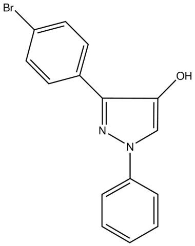 3-(4-Bromophenyl)-1-phenyl-1<i>H</i>-pyrazol-4-ol