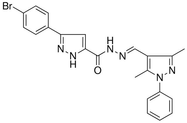 3-(4-BROMOPHENYL)-N'-[(E)-(3,5-DIMETHYL-1-PHENYL-1H-PYRAZOL-4-YL)METHYLIDENE]-1H-PYRAZOLE-5-CARBOHYDRAZIDE