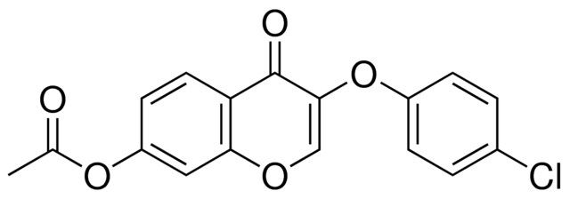 3-(4-CHLOROPHENOXY)-4-OXO-4H-CHROMEN-7-YL ACETATE