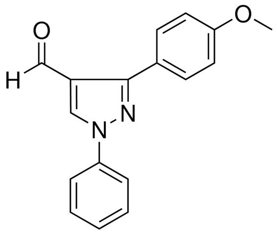 3-(4-METHOXYPHENYL)-1-PHENYL-1H-PYRAZOLE-4-CARBALDEHYDE