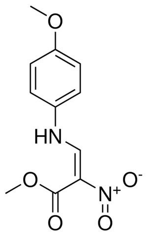 3-(4-METHOXY-PHENYLAMINO)-2-NITRO-ACRYLIC ACID METHYL ESTER