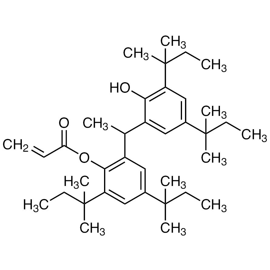 2-[1-(2-Hydroxy-3,5-di-tert-pentylphenyl)ethyl]-4,6-di-tert-pentylphenyl Acrylate