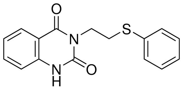 3-(2-PHENYLSULFANYL-ETHYL)-1H-QUINAZOLINE-2,4-DIONE