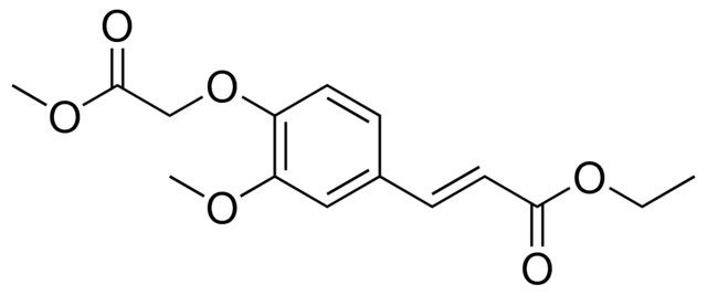 3-(3-METHOXY-4-METHOXYCARBONYLMETHOXY-PHENYL)-ACRYLIC ACID ETHYL ESTER