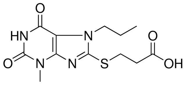 3-(3-ME-2,6-DIOXO-7-PR-2,3,6,7-TETRAHYDRO-1H-PURIN-8-YLSULFANYL)-PROPIONIC ACID