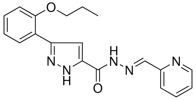 3-(2-PROPOXYPHENYL)-N'-(2-PYRIDINYLMETHYLENE)-1H-PYRAZOLE-5-CARBOHYDRAZIDE