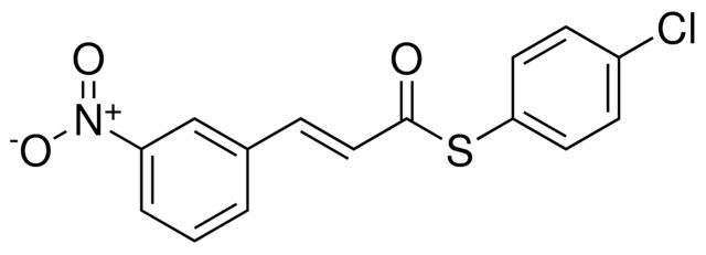 3-(3-NITRO-PHENYL)-THIOACRYLIC ACID S-(4-CHLORO-PHENYL) ESTER