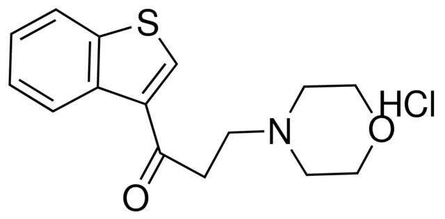 3-(3-MORPHOLINOPROPIONYL)BENZO(B)THIOPHENE HYDROCHLORIDE