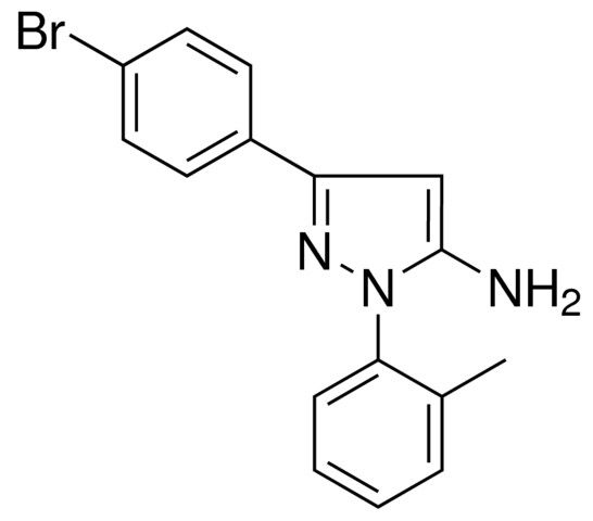 3-(4-BROMOPHENYL)-1-(2-METHYLPHENYL)-1H-PYRAZOL-5-AMINE