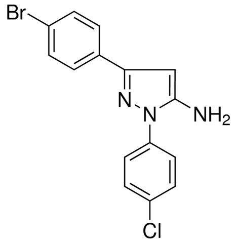 3-(4-BROMOPHENYL)-1-(4-CHLOROPHENYL)-1H-PYRAZOL-5-AMINE