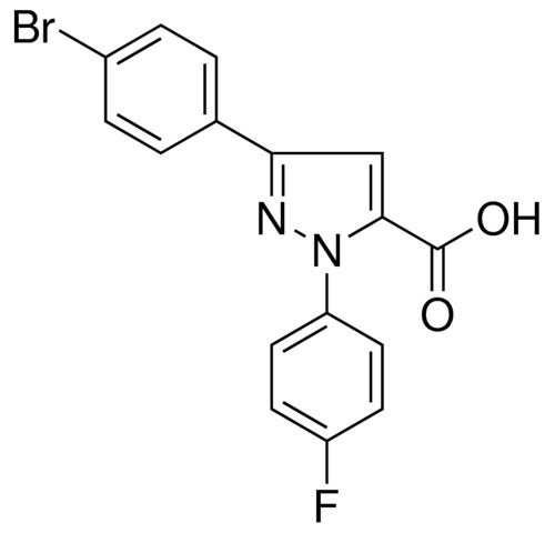 3-(4-BROMOPHENYL)-1-(4-FLUOROPHENYL)-1H-PYRAZOLE-5-CARBOXYLIC ACID