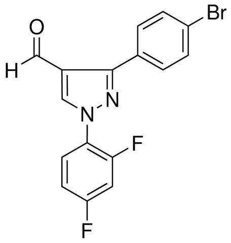 3-(4-BROMOPHENYL)-1-(2,4-DIFLUOROPHENYL)-1H-PYRAZOLE-4-CARBALDEHYDE