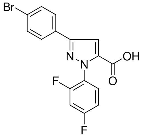 3-(4-BROMOPHENYL)-1-(2,4-DIFLUOROPHENYL)-1H-PYRAZOLE-5-CARBOXYLIC ACID