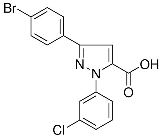 3-(4-BROMOPHENYL)-1-(3-CHLOROPHENYL)-1H-PYRAZOLE-5-CARBOXYLIC ACID