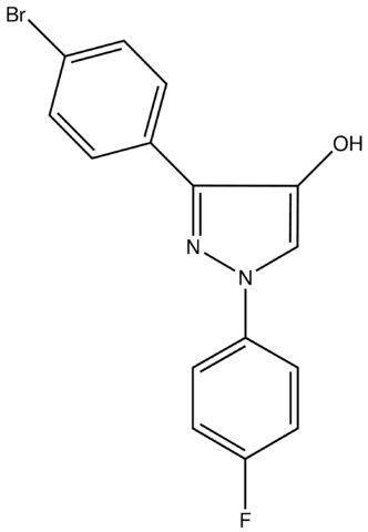 3-(4-Bromophenyl)-1-(4-fluorophenyl)-1<i>H</i>-pyrazol-4-ol