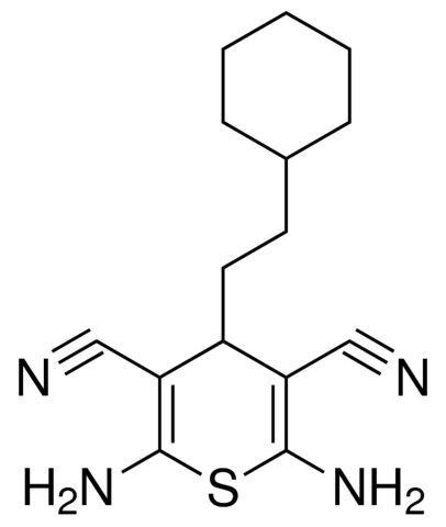 2,6-DIAMINO-4-(2-CYCLOHEXYLETHYL)-4H-THIOPYRAN-3,5-DICARBONITRILE