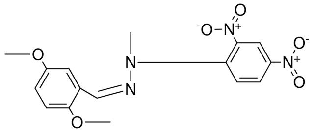 2,5-DIMETHOXYBENZALDEHYDE (2,4-DINITROPHENYL)METHYLHYDRAZONE