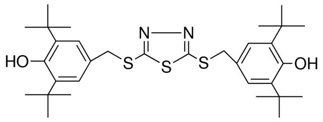 2,6-DITERT-BUTYL-4-[({5-[(3,5-DITERT-BUTYL-4-HYDROXYBENZYL)SULFANYL]-1,3,4-THIADIAZOL-2-YL}SULFANYL)METHYL]PHENOL