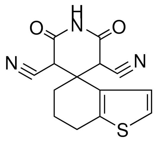 3',5'-DICYANO-6,7-DIHYDROSPIRO(BENZO(B)THIOPHENE4(5H),4'-PIPERIDINE)-2',6'-DIONE