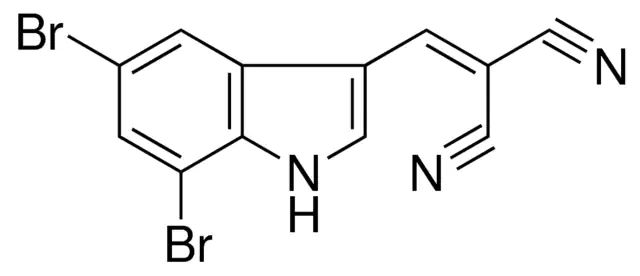 2-((5,7-DIBROMO-1H-INDOL-3-YL)METHYLENE)MALONONITRILE