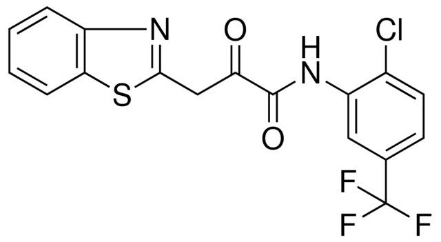 3-(1,3-BENZOTHIAZOL-2-YL)-N-(2-CL-5-(TRIFLUOROMETHYL)PHENYL)-2-OXOPROPANAMIDE