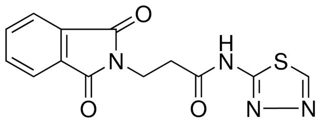 3-(1,3-DIOXO-1,3-DIHYDRO-ISOINDOL-2-YL)-N-(1,3,4)THIADIAZOL-2-YL-PROPIONAMIDE