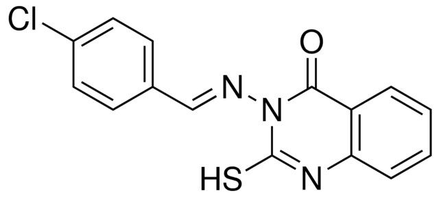 3-((4-CHLORO-BENZYLIDENE)-AMINO)-2-MERCAPTO-3H-QUINAZOLIN-4-ONE