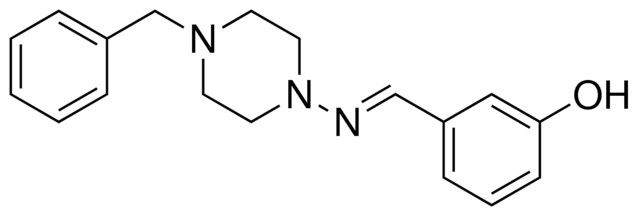 3-((4-BENZYL-PIPERAZIN-1-YLIMINO)-METHYL)-PHENOL