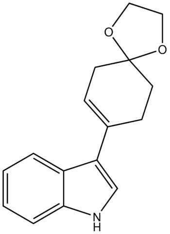 3-(1,4-Dioxaspiro[4.5]dec-7-en-8-yl)-1<i>H</i>-indole