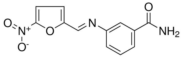 3-((5-NITRO-FURAN-2-YLMETHYLENE)-AMINO)-BENZAMIDE