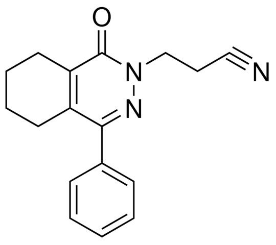 3-(1-OXO-4-PHENYL-5,6,7,8-TETRAHYDRO-2(1H)-PHTHALAZINYL)PROPANENITRILE