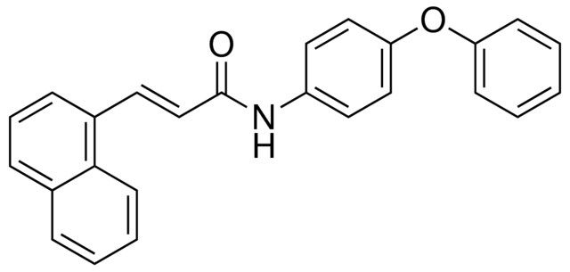 3-(1-NAPHTHYL)-N-(4-PHENOXYPHENYL)ACRYLAMIDE