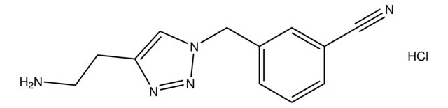 3-((4-(2-Aminoethyl)-1H-1,2,3-triazol-1-yl)methyl)benzonitrile hydrochloride